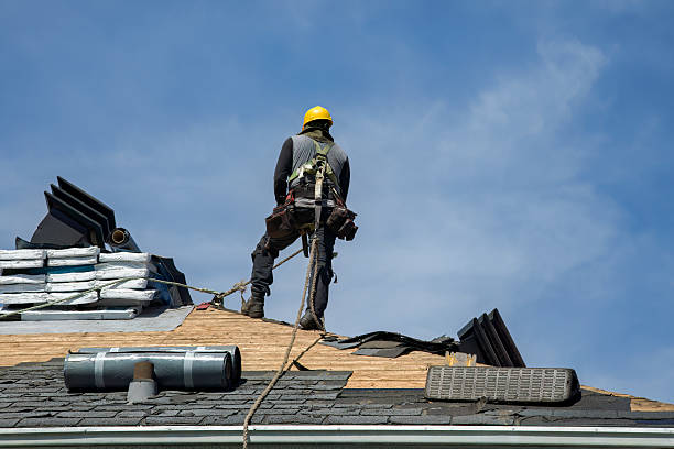 Professional Roof Replacement technician working in Sawyer, MI
